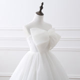 Cute Ball Gown Sleeveless Chiffon Floor Length Wedding Dress Prom Dress WH22408