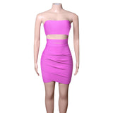 Pink Sweetheart Bandage Sheath Homecoming Dresses