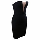 Black Sweetheart Sleeveless Sexy Sheath Homecoming Dresses