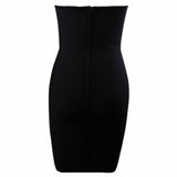 Black Sweetheart Sleeveless Sexy Sheath Homecoming Dresses