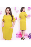 Plus Size Sheath Formal Dresses With Pockets FP6002