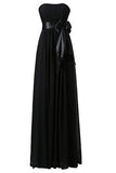 Sweetheart Bridesmaid Chiffon Prom Dresses Long Evening Gowns