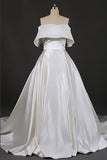 Stunning Off the Shoulder Strapless Ball Gown Long Wedding Dress Wedding Gowns W1130