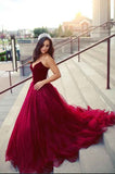 Gorgeous Engagement Sweetheart Velvet Tulle Ball Gown Burgundy Quinceneara Dresses PH386