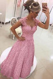 Gorgeous A Line Sweetheart Backless Sweetheart Lace Prom Dress