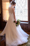 Long wedding dresses uk