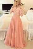 Charming Prom Dress Long Sleeve Prom Dress Formal Elegant Prom Dress PM621