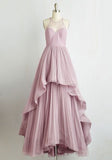 Charming Chiffon A Line Pleat Prom Dresses