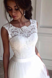 Fashion A Line High Waist Wedding Dress