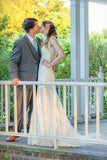 Long wedding dresses uk